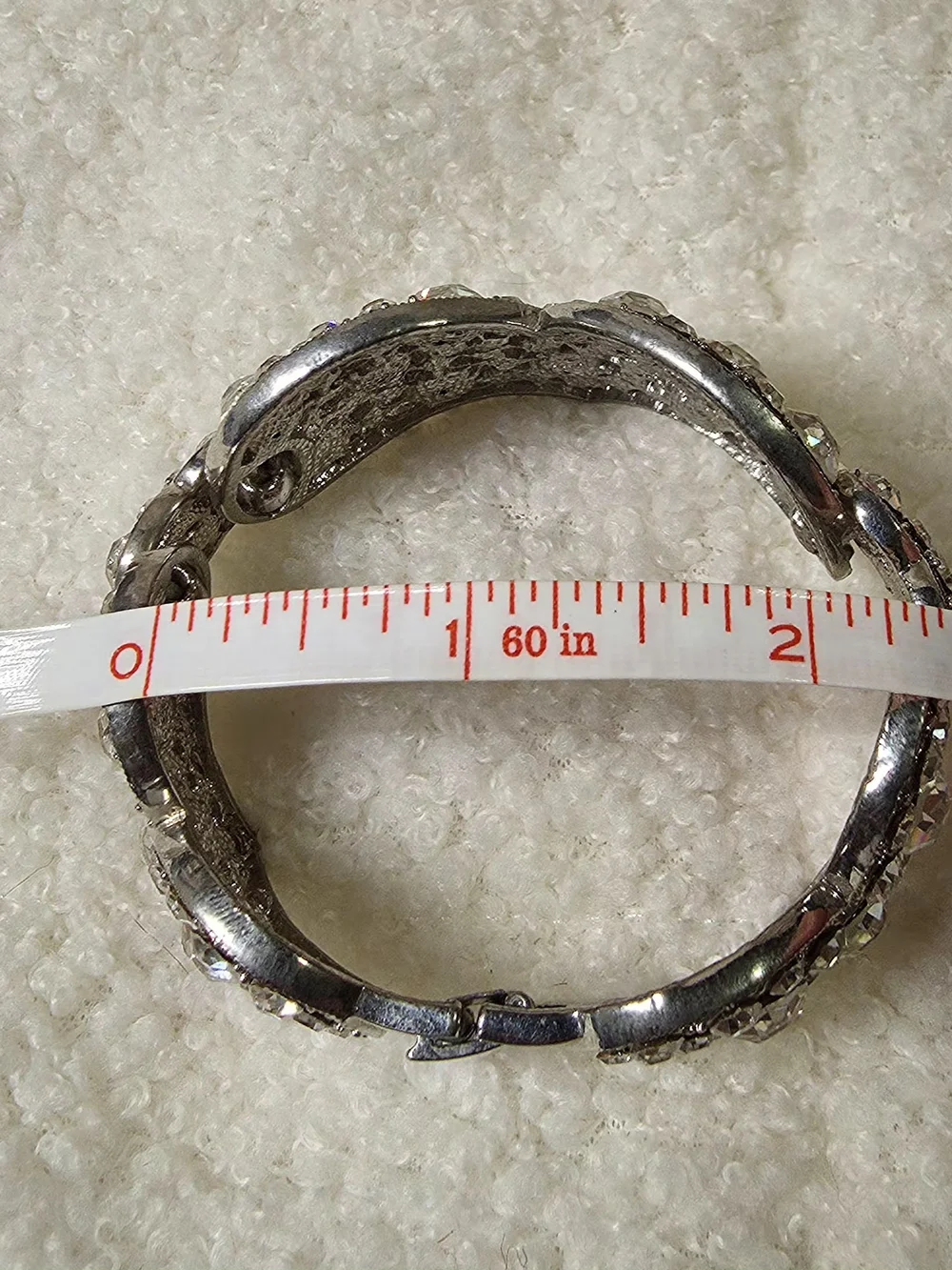 Crystal Heart Chunky Bracelet